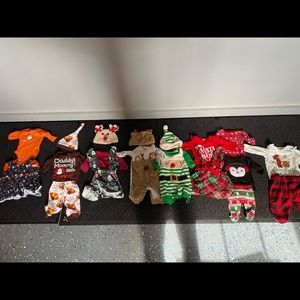 Holiday outfits 0-3 months